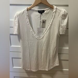 NWTA Generation Love Sabrina Ruffle Tee